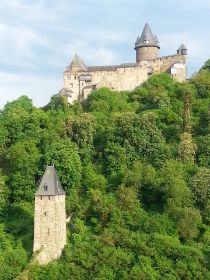 Burg Stahleck mit Liebesturm
